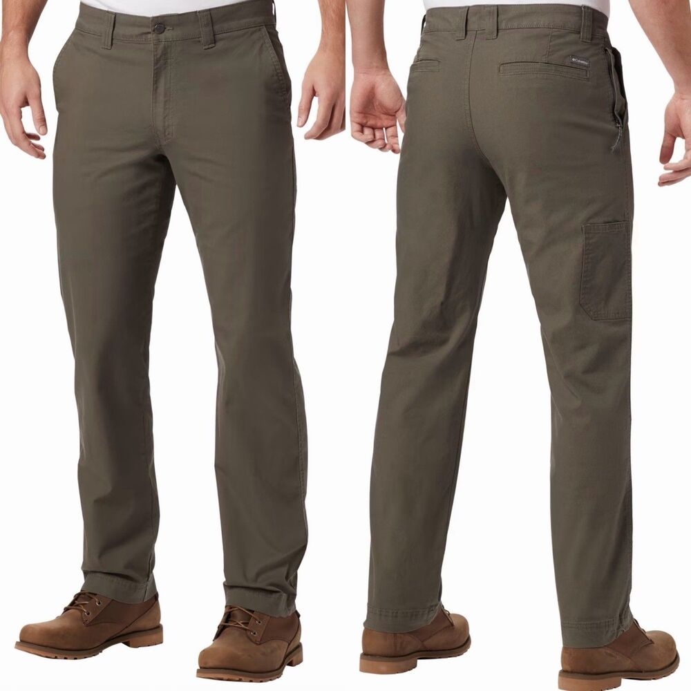 Columbia Flex ROC Pants Mens 44x30 Hiking Work Outdoors Casual Chino Utility